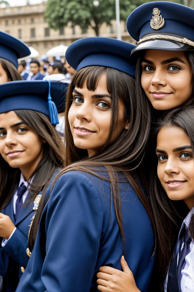 Caras odtimisma en un universitario
