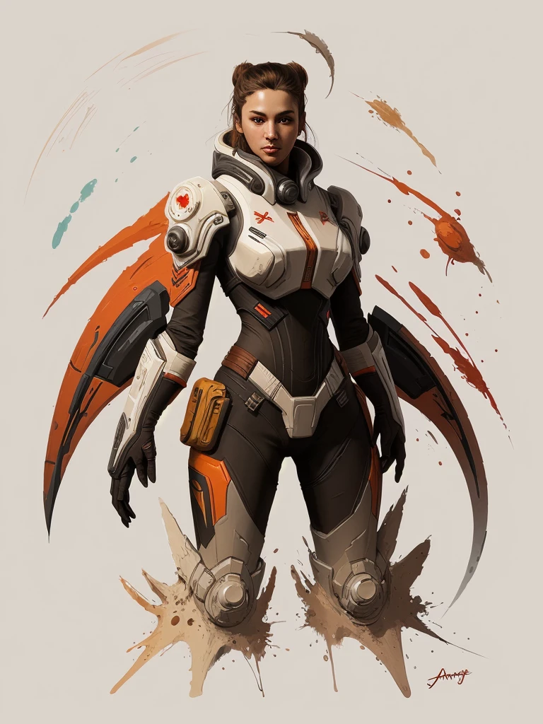 concept art by jama jurabaev, brush stroke, scientist, scifi, trending on artstation, high quality, extremely detailed