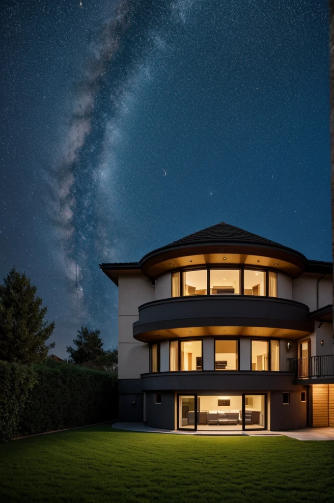 House with personal large astronomical observatory