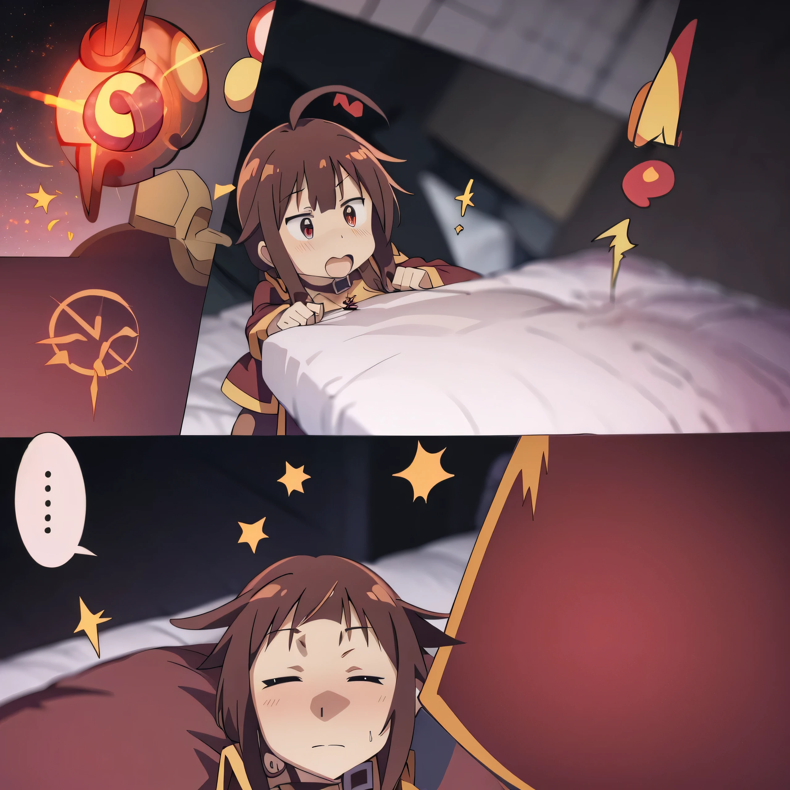 Megumin, limmy waking up meme