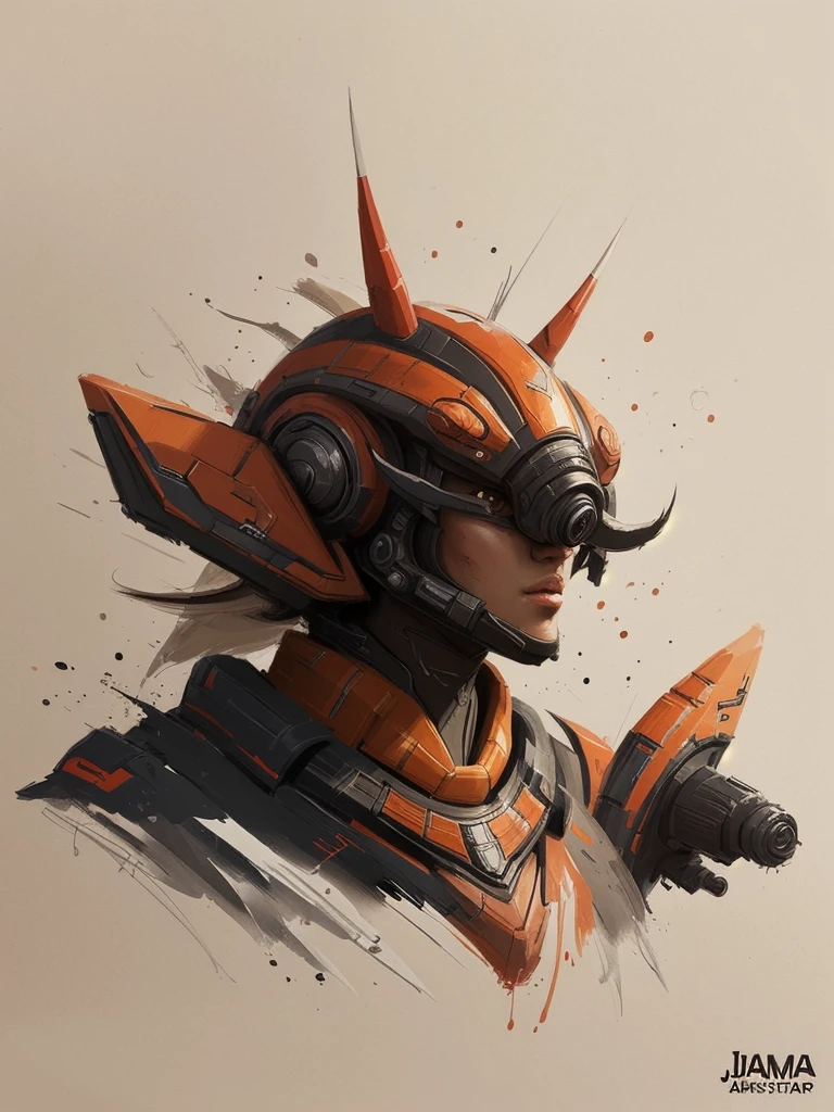 concept art by jama jurabaev, brush stroke, scientist, scifi, trending on artstation, high quality, extremely detailed