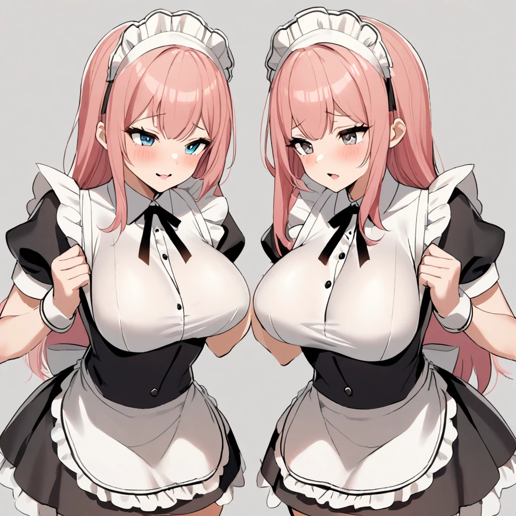 2 Busty maids