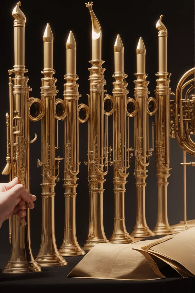 Representations for the 7 trumpets of the Apocalypse