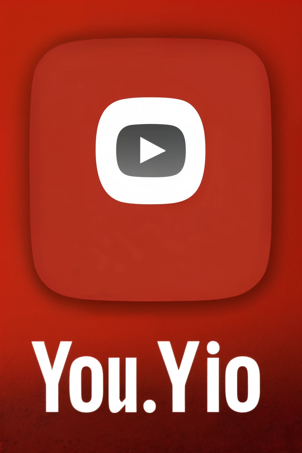 creame un logo de play igual de que el de youtube pero de color rojo y que diga seriestreams
