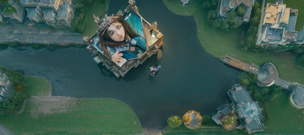(Masterpiece, Best Quality, Ultra Detailed: 1.6), Illustration, (Single, 1 Girl, Beautiful Detailed Eyes: 1.2), City, Street, Cute, Otherworld.