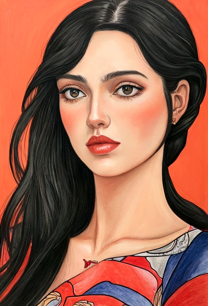 Beautiful paintings of European women, Pretty beautiful face, Hip Hop, emotional, Avant-garde, Queen of the streets, Ultra-detailed paintings inspired by Wlop, art station trends, Fantasy-Kunst, Ein kompliziertes Durcheinander, Die Kunst des Schlagens, Wallop Art, Wlop |, Wallop-Stil, Beautiful character drawings, Wlop-Malstil, Wlop | Keim der Kunst, Unvergleichlicher Beauty-Tumbler, figurative Kunst, Intensive Aquarellfarbe, Aquarell detaillierte Kunst, Aquarell Spritzer, surreal, Avantgardistische Pop-Art, Beautiful and expressive paintings, Beautiful artwork illustration, very colorful tones, wunderbar, Cool beauty, Meisterwerk, highest quality, Offizielle Kunst, Nur Frauen, scharfe Kontur, bester Schuss, Vektorgrafiken,
