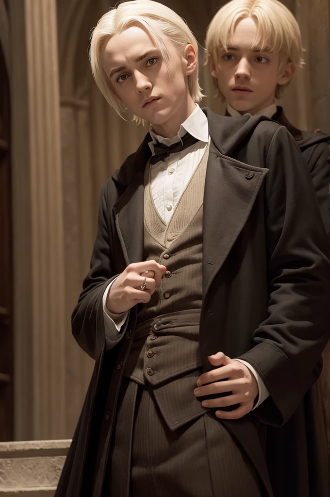 Draco Malfoy masturbando Hermione