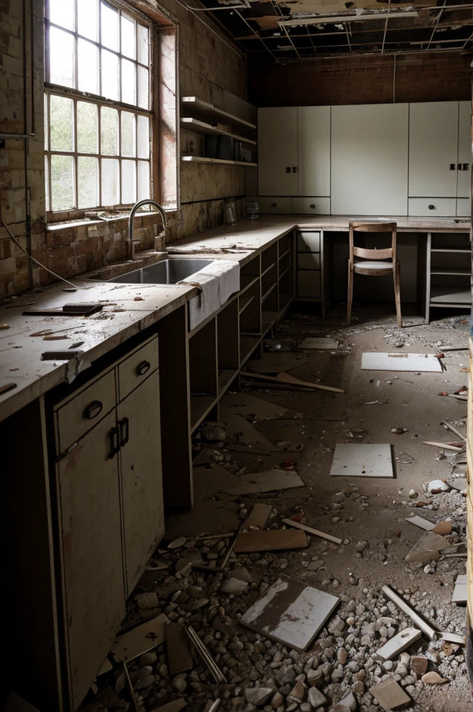 abandoned laboratory As a cover