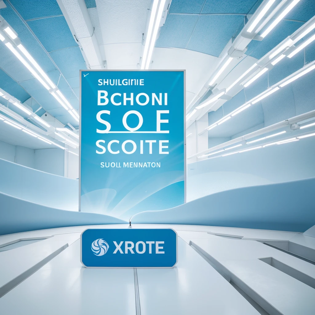 School promotion logo, with a beluga and light blue and white colors that say “VORTEX 025”