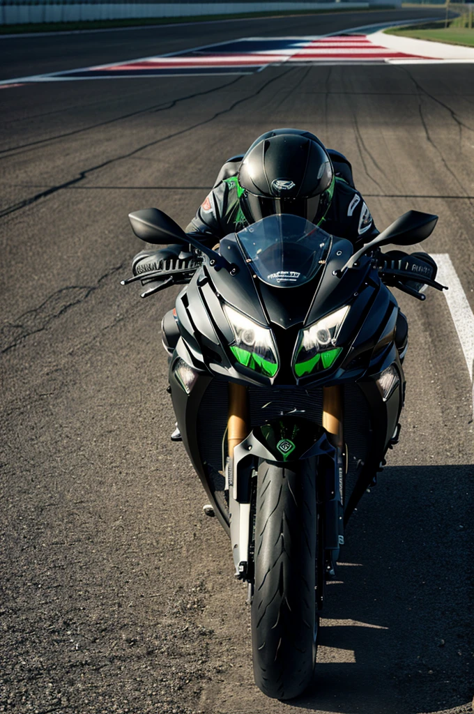 Kawasaki zx10r 2023 model in black