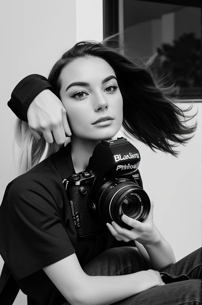 Logo for a photography company called blacknwhite photography