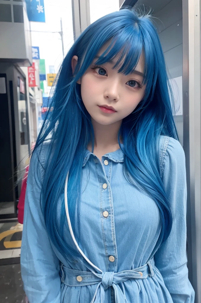 Godish、Blue Hair、girl