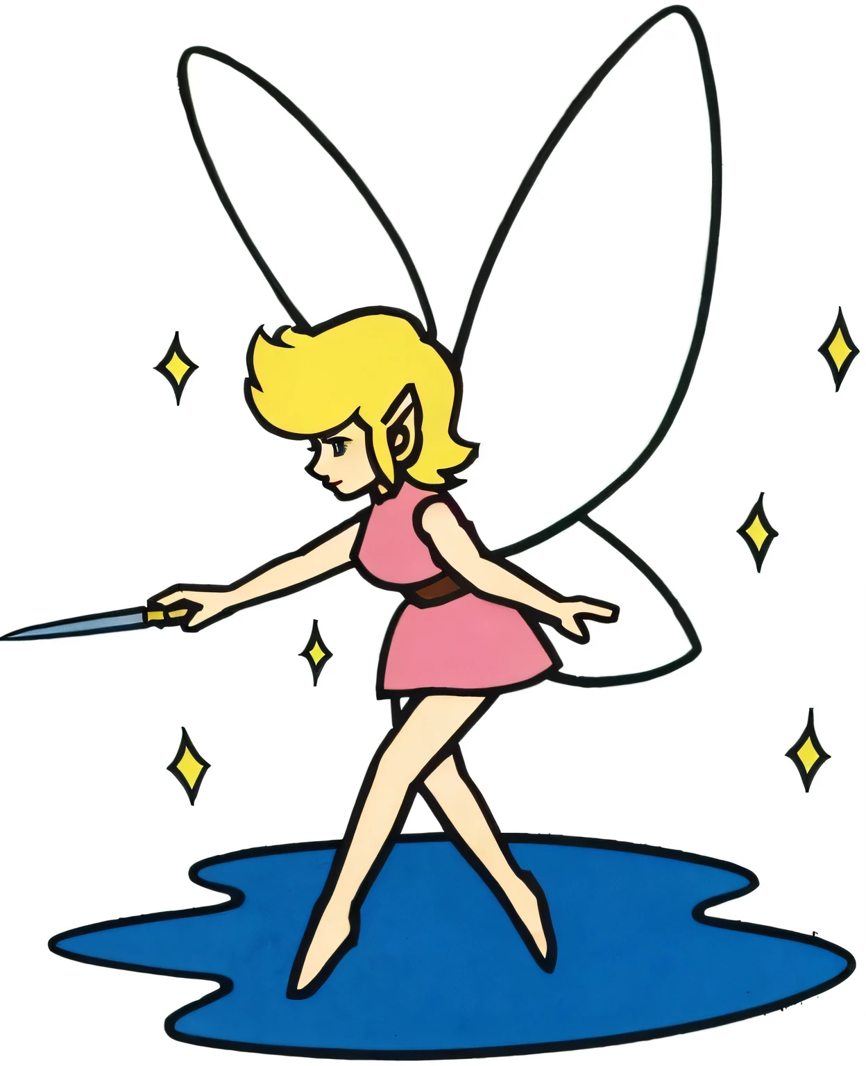 Make the same image, higher resolution, estilo zelda 1