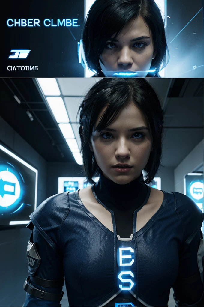 Banner colors: bright blue, black, white. Images: heroes, game scenes, text: "Game Club" design: cyber