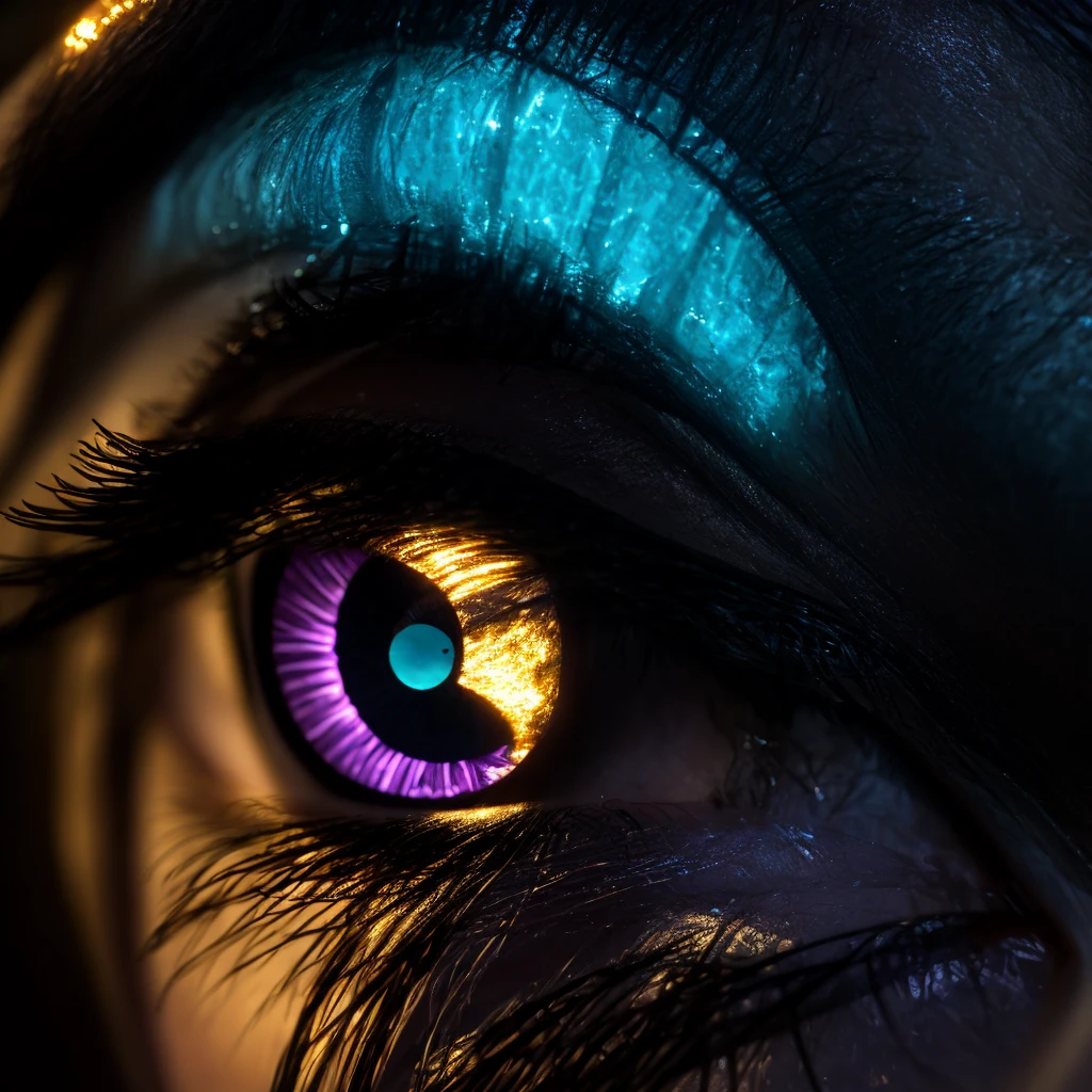 +(((HDMI, HDRI, UDHD))),((Njj 3d)+(Njj modern anime)), night, rain, cemetery, 1 woman, punk rock style clothes, black leather jeans, chains, sneakers, ( (neon iris lighting) 1.1), (eyes emit a magical glow 1.1), ((detailed beautiful eyes) 1.1)), lighting: ((light source full moon))), (((bioluminescence halo light effect Aura focuses on hair))), light falling from above, close-up, bright colors, high quality, extreme detail, blur, depth of field, blurred foreground, looking into the camera, The image had to have an overall sense of mysticism and otherworldliness., with even more number of fantasy elements. (perfect details: 1.1), (beautiful and clear background: 1.2), (extremely detailed CG, ultra detailed, best shadow: 1.1), (finely detailed beautiful eyes), (full-length 1.1), ((fairy fog effect)) , ((ultrasound wave effect)), ((golden rays)), ((abnormal air vibration))., 3D, digital art, on a solid color black background.