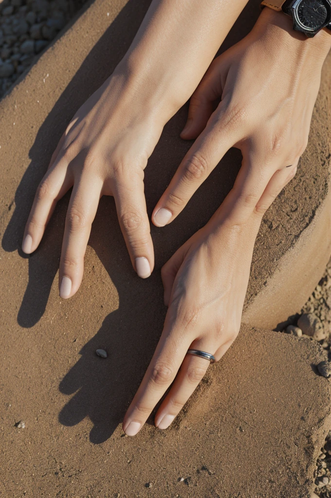 Zanahoria en forma de mano
