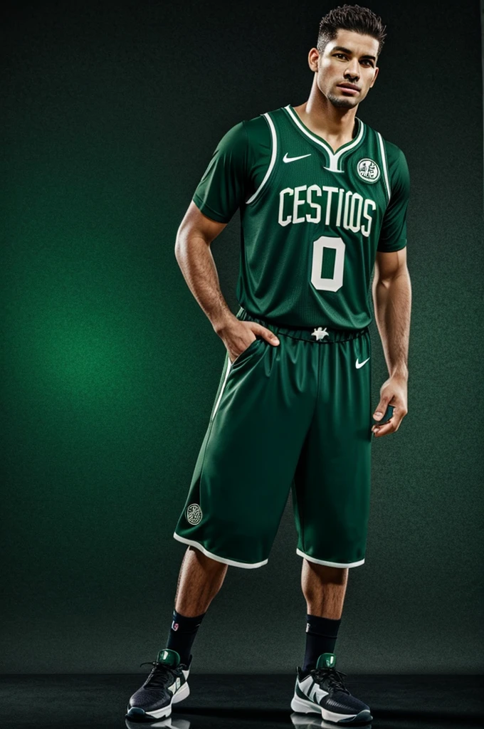Uniforme verde oscuro de los Celtics
