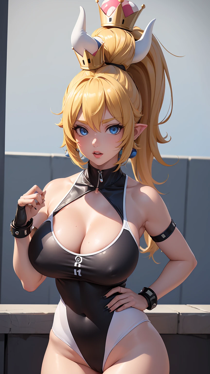 (best quality). (Ultra Detalhado). (1girl), Olhando para o Viewer. (Antecedentes detalhados). belos olhos detalhados. rosto delicado e bonito. (high saturation), seios grandes, droopy breasts, (((sexy sport outfit))), off shoulders, off breasts