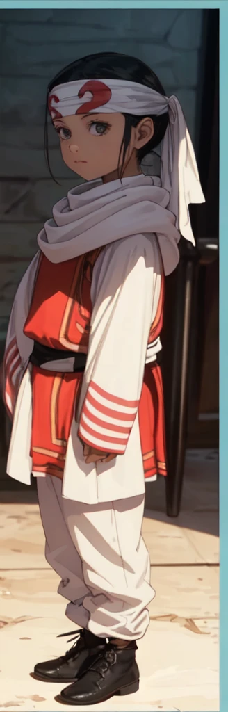 Extremely beautiful kid kid face 10yearl old kid kid body extremely detailed clothing expensive cowl bandana on forehead profile image full body image style girly face side view girl looking at me extremely beautiful kid extremely beautiful kid extremely beautiful kid extremely beautiful kid extremely beautiful kid