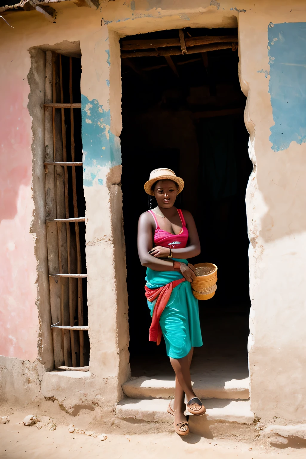 An ideological image of the Dignity of a Haitian Worker