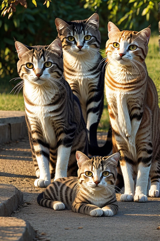 3 gatos