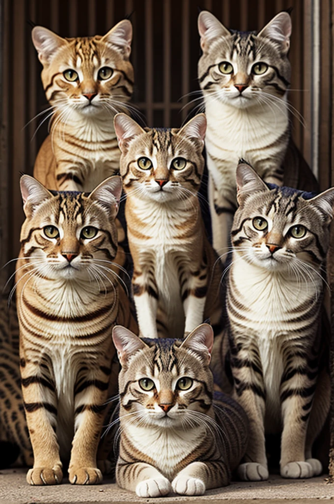 3 gatos
