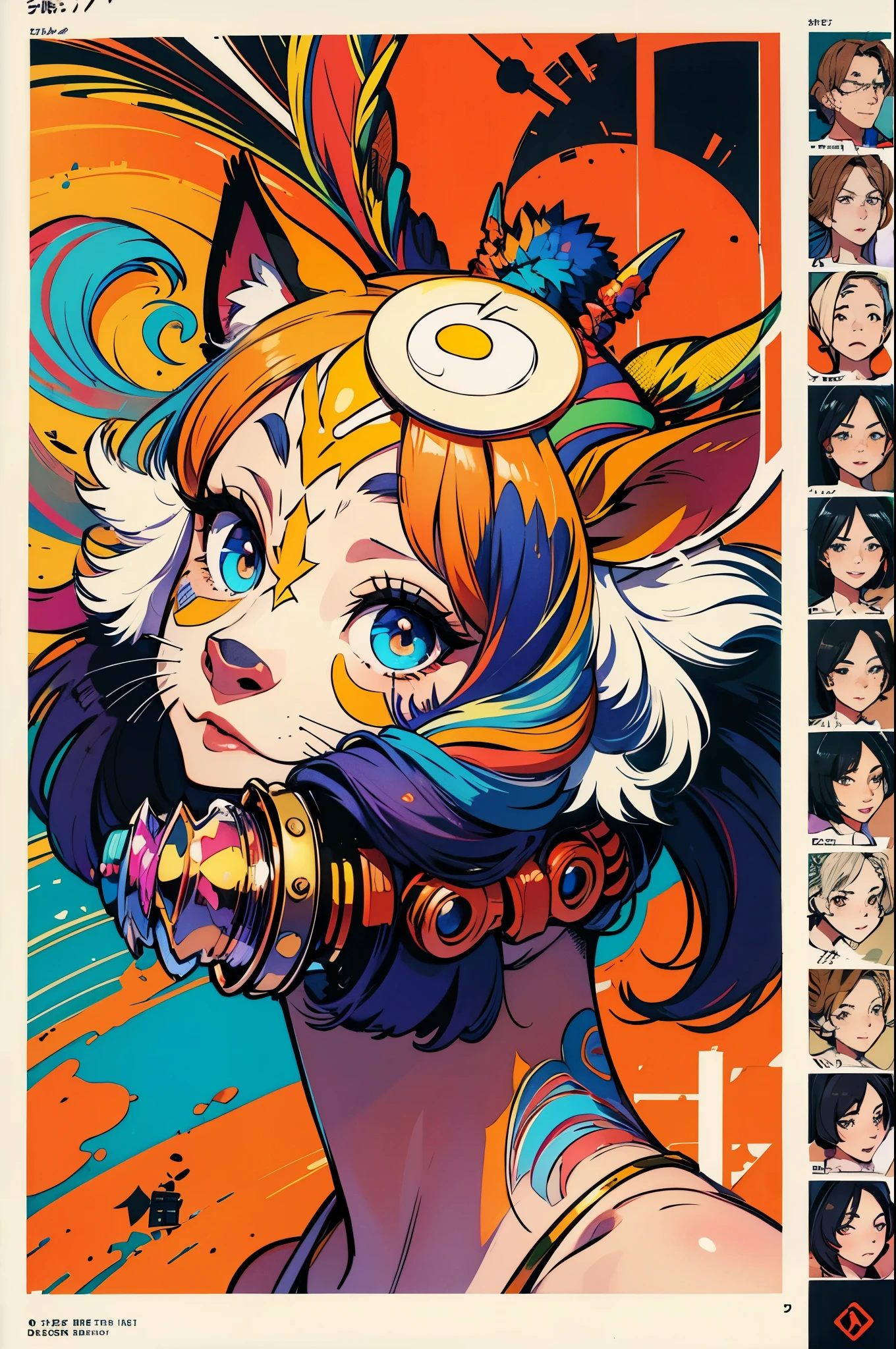 cover_page, super high resolution, detailed background, World Heritage Site, 6+boys, 6+girls, Happy, joyful, absurdres(Photos of solo travelers)(kemono, furry anthro),