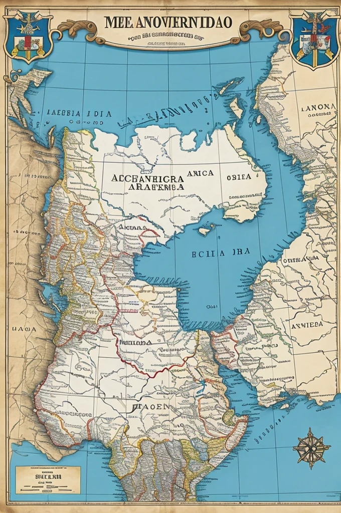 Elementos Visuales para el Banner:Banderas y Escudos:Bandera argentina y el escudo nacional.Mapas:Map of the United Provinces of the Río de la Plata in 1816 and routes of the liberation campaigns.Portraits and Historical Scenes:Portraits of the independence leaders and scenes from the time.Decoraciones:Usar colores patrios (celeste y blanco) para decorar los bordes del banner.