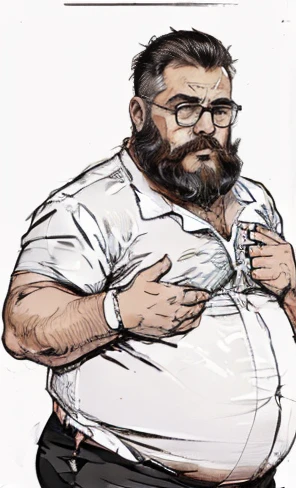 ((tmasterpiece)),(((best qualtiy))),(CharacterDesignSheet,Same role,frontage,Lateral face,on back),concept-art,concept art of character,Character sketches,reference sheet,Role table,(simplebackground,white backgrounid: 1.3), gesturing with hands towards the viewer, communicating with hands,🤗( Photography Coast view),Style Snthwve Nvinkpunk Style Snthwve Nvinkpunk Drunk Man (Only chubby, plump male image, with extremely thick thighs, a big belly, fat. he is 56 years old. He is bearded, full beard, very long beard. he wears prescription glasses. There's a man, chubby, chubby, extremely thick thighs, large belly, fat, wearing a cueca box, Eyeglasses, barbar grande cheia e longa, grisalho, nordic lanyard on neck rings watch bracelet full body tattoos full body photography full body image, sitting on a bench in a gym, em uma academia, heavy appearance, encorpado, He's strong, He's chubby, muscular, He's bald with a mustache, barba a fazer, negro, encorpado, parrudo, ele tem cerca de 58 anos de idade, ele tem cerca de ,58 anos, coxas grandes, malhar. Usando fones de ouvido cor vermelho com detalhes branco. Malhando de frente ao expectador, : 1.3), gesturing with hands towards the viewer, communicating with hands,masutepiece,High quality,Highly detailed,intense scene, solid, Gritty reality setting for 50 year old sexy fat bearded man,full of sweat,Full body,Big belly,((Wearing a white shirt and white trunks)),Stunned face,Open the legs,In the darkness, Varied Camera Angles in Photography.Somente plump rechonchudo coxas extremamente grossas barriga avantajada gordo gay daddy, (((1man training sitting in the gym he is sitting doing Selfie with 1 cell phone in his right hand, old daddy Chubby, plump rechonchudo coxas extremamente. It's not a restaurant. lying on the couch having penetrative sex, sexo anal, fuking, lust,sexo Entre Gay, gay fuking gay. Prazer, kisses hugs, sexo ardente. .