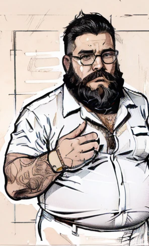 ((tmasterpiece)),(((best qualtiy))),(CharacterDesignSheet,Same role,frontage,Lateral face,on back),concept-art,concept art of character,Character sketches,reference sheet,Role table,(simplebackground,white backgrounid: 1.3), gesturing with hands towards the viewer, communicating with hands,🤗( Photography Coast view),Style Snthwve Nvinkpunk Style Snthwve Nvinkpunk Drunk Man (Only chubby, plump male image, with extremely thick thighs, a big belly, fat. he is 56 years old. He is bearded, full beard, very long beard. he wears prescription glasses. There's a man, chubby, chubby, extremely thick thighs, large belly, fat, wearing a cueca box, Eyeglasses, barbar grande cheia e longa, grisalho, nordic lanyard on neck rings watch bracelet full body tattoos full body photography full body image, sitting on a bench in a gym, em uma academia, heavy appearance, encorpado, He's strong, He's chubby, muscular, He's bald with a mustache, barba a fazer, negro, encorpado, parrudo, ele tem cerca de 58 anos de idade, ele tem cerca de ,58 anos, coxas grandes, malhar. Usando fones de ouvido cor vermelho com detalhes branco. Malhando de frente ao expectador, : 1.3), gesturing with hands towards the viewer, communicating with hands,masutepiece,High quality,Highly detailed,intense scene, solid, Gritty reality setting for 50 year old sexy fat bearded man,full of sweat,Full body,Big belly,((Wearing a white shirt and white trunks)),Stunned face,Open the legs,In the darkness, Varied Camera Angles in Photography.Somente plump rechonchudo coxas extremamente grossas barriga avantajada gordo gay daddy, (((1man training sitting in the gym he is sitting doing Selfie with 1 cell phone in his right hand, old daddy Chubby, plump rechonchudo coxas extremamente. It's not a restaurant. lying on the couch having penetrative sex, sexo anal, fuking, lust,sexo Entre Gay, gay fuking gay. Prazer, kisses hugs, sexo ardente. .