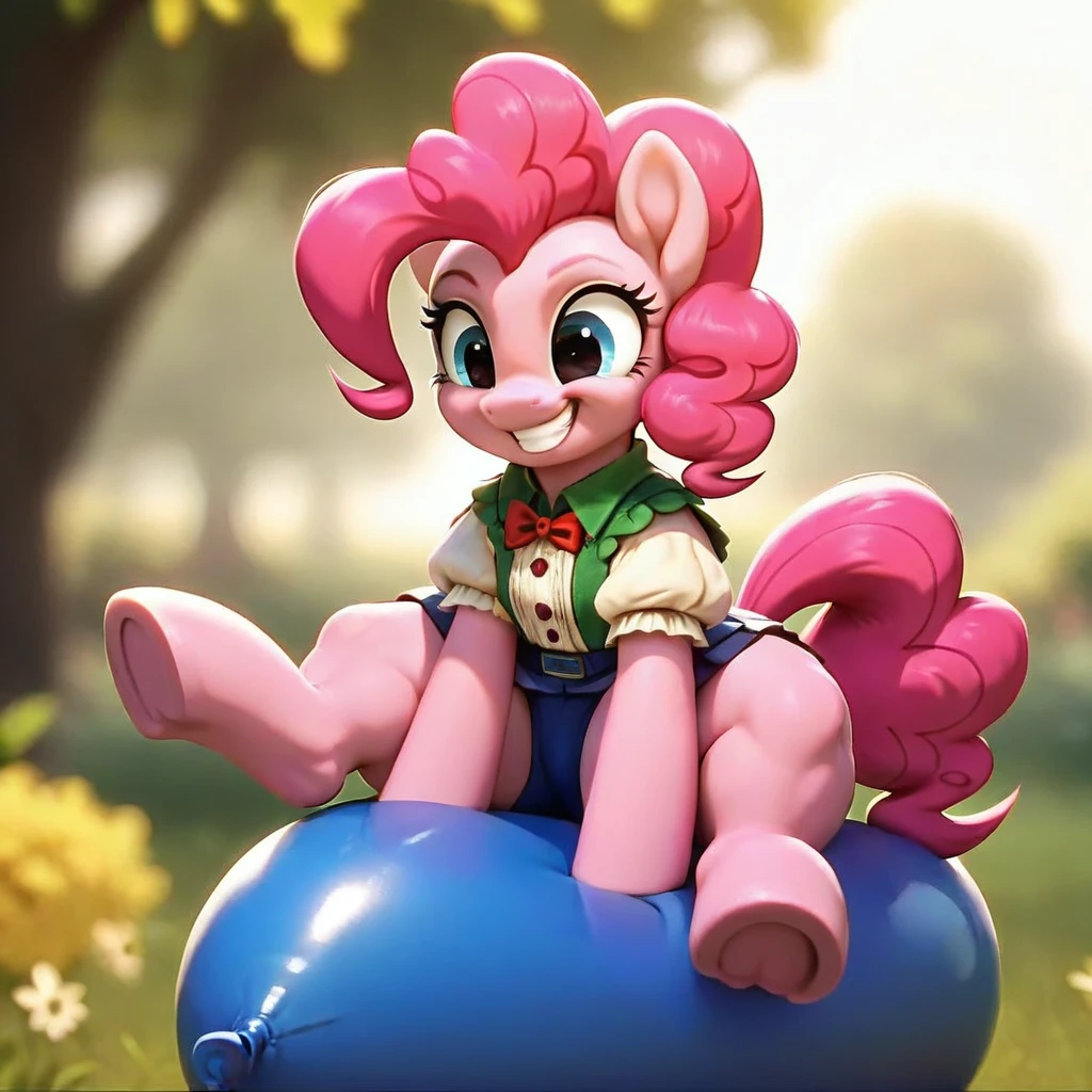 cinematic film still score_9, score_8_up, score_7_up, score_6_up, score_5_up, score_4_up, Digital art, cute, 
pinkie pie, earth pony, muscular, smirking, feral,
rating_questionable,
meadow, 
(balloon fetish, looner, sitting on a balloon, balloon sitting:1.2), 
(detailed balloon, one balloon, sitpop:1.3), 
thick thighs, balloon fetish, sitting on a balloon, one balloon, too heavy,
(tied balloon, tight balloon, necked balloon:1.2), 
foreshortening, depth of field, motion lines, 
emphasis lines, impact emanata,
screencap,  . shallow depth of field, vignette, highly detailed, high budget, bokeh, cinemascope, moody, epic, gorgeous, film grain, grainy