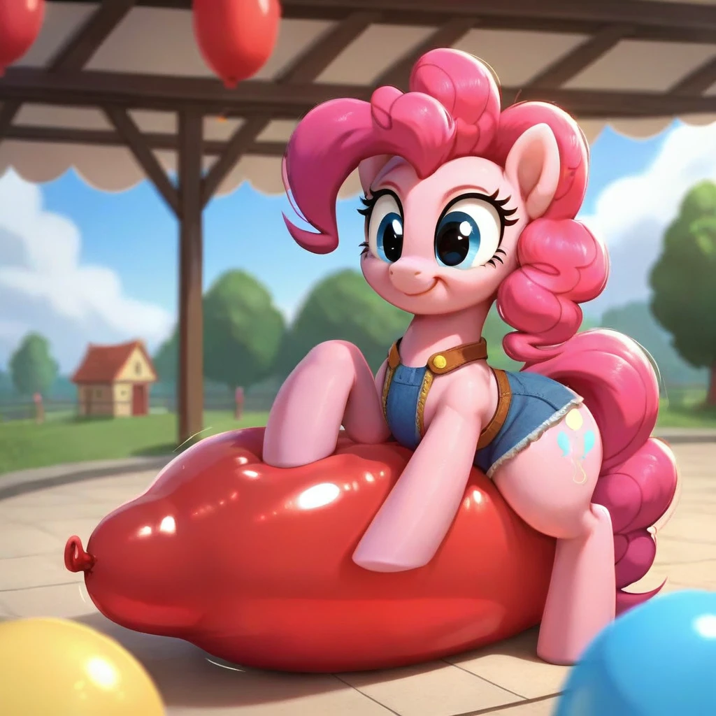 cinematic film still score_9, score_8_up, score_7_up, score_6_up, score_5_up, score_4_up, Digital art, cute,
pinkie pie, earth pony, muscular, smirking, feral,
rating_questionable,
meadow,
(balloon fetish, looner, sitting on a balloon, balloon sitting:1.2),
(detailed balloon, one balloon, sitpop:1.3),
thick thighs, balloon fetish, sitting on a balloon, one balloon, too heavy,
(tied balloon, tight balloon, necked balloon:1.2),
foreshortening, depth of field, motion lines,
emphasis lines, impact emanata,
screencap, . shallow depth of field, vignette, highly detailed, high budget, bokeh, cinemascope, moody, epic, gorgeous, film grain, grainy