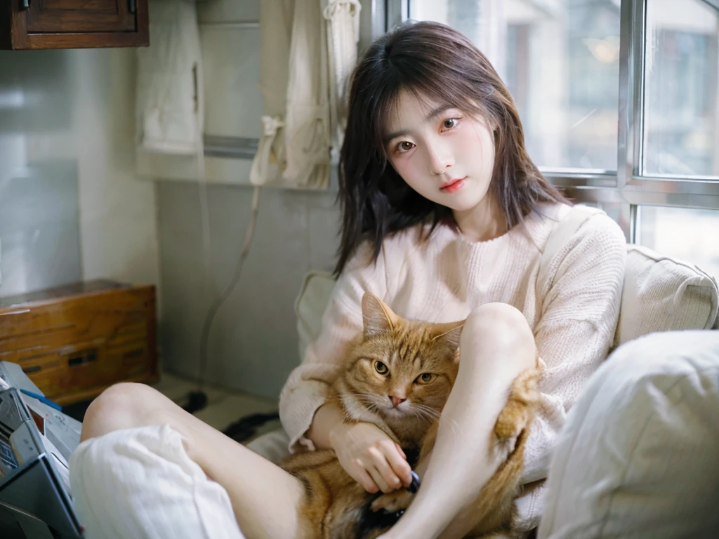 Korean girl with hairy pussy