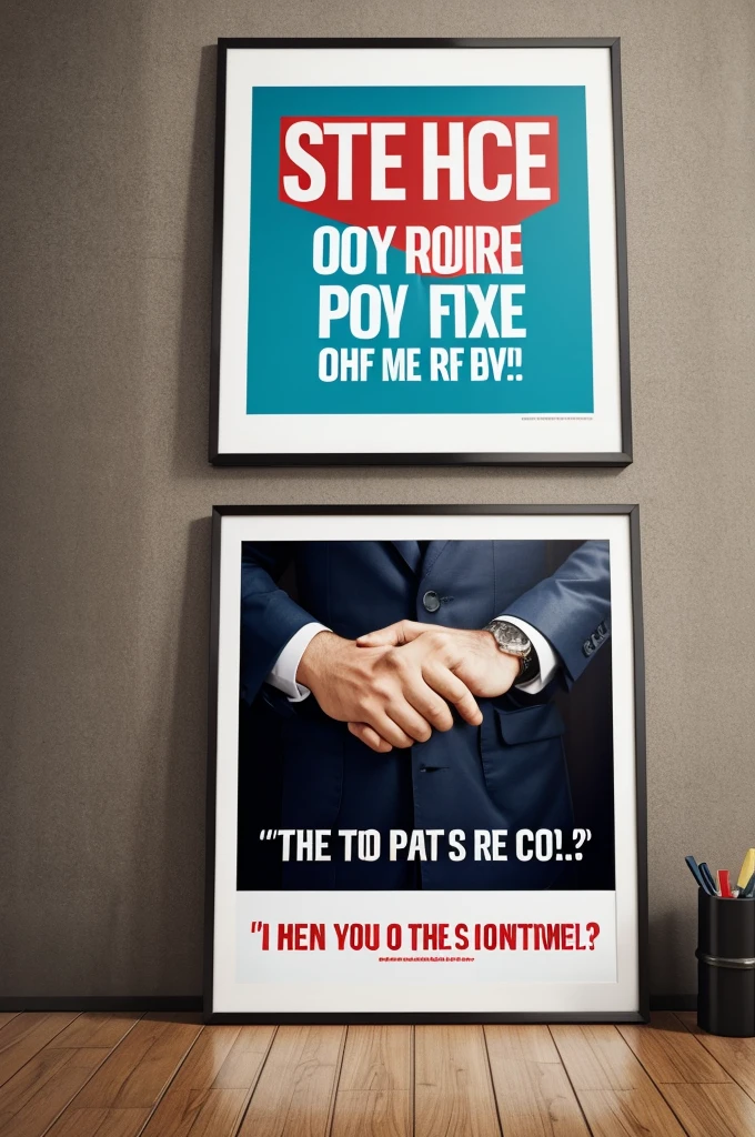 Reflect and create a poster with an advertising phrase to convince people to pay their taxes.