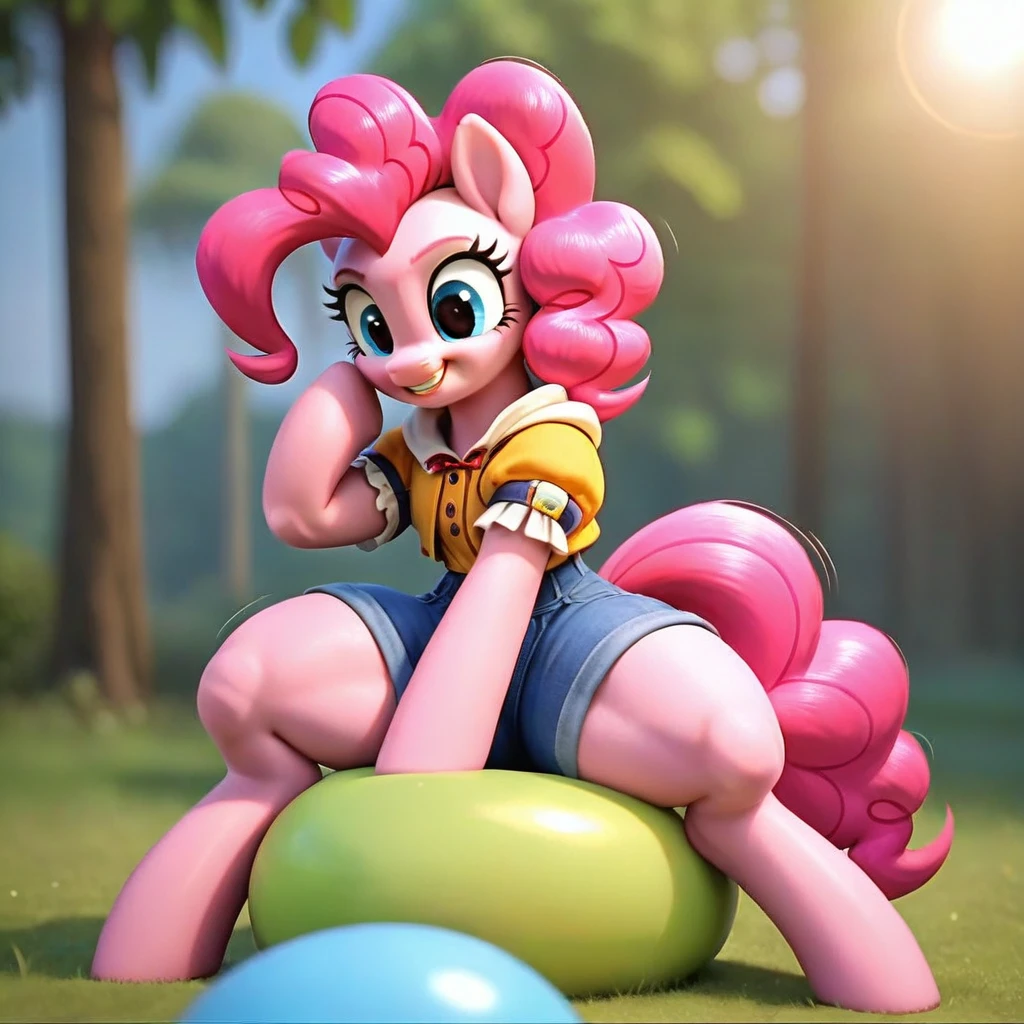 cinematic film still score_9, score_8_up, score_7_up, score_6_up, score_5_up, score_4_up, Digital art, cute, 
pinkie pie, earth pony, muscular, smirking, feral,
rating_questionable,
meadow, 
(balloon fetish, looner, sitting on a balloon, balloon sitting:1.2), 
(detailed balloon, one balloon, sitpop:1.3), 
thick thighs, balloon fetish, sitting on a balloon, one balloon, too heavy,
(tied balloon, tight balloon, necked balloon:1.2), 
foreshortening, depth of field, motion lines, 
emphasis lines, impact emanata,
screencap,  . shallow depth of field, vignette, highly detailed, high budget, bokeh, cinemascope, moody, epic, gorgeous, film grain, grainy