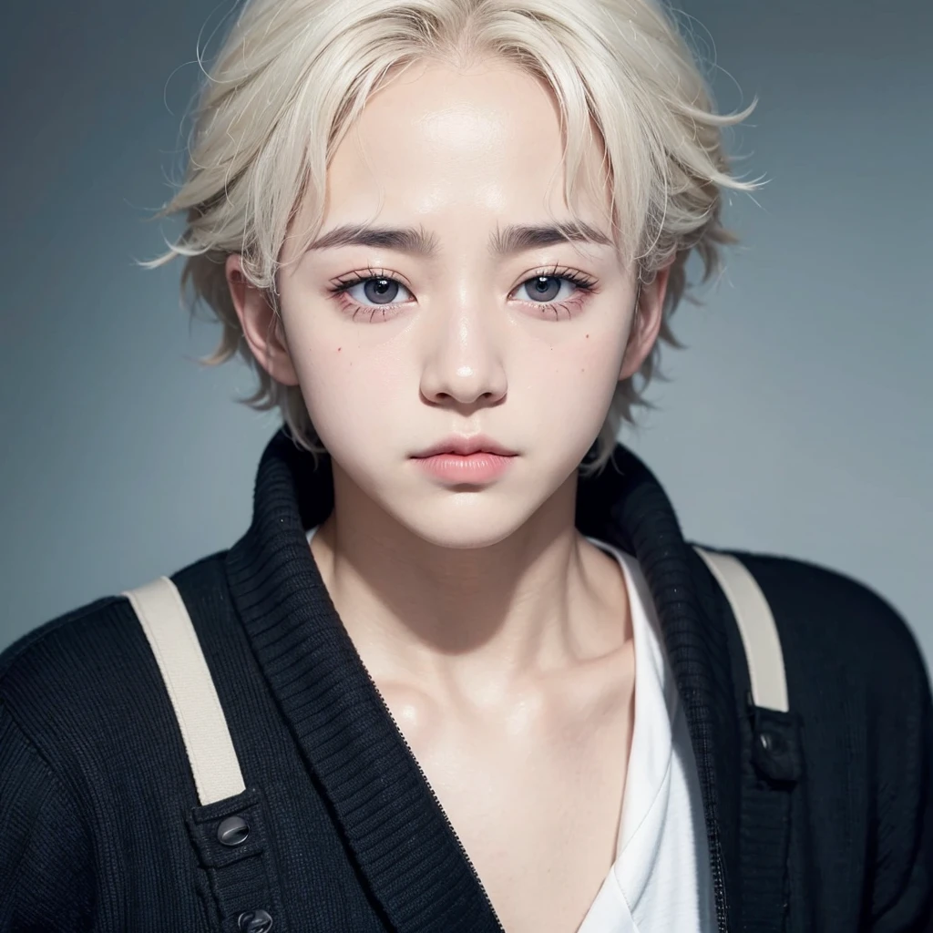 Bang chan face, aumenta la calidad, suaviza la piel, cara masculina.