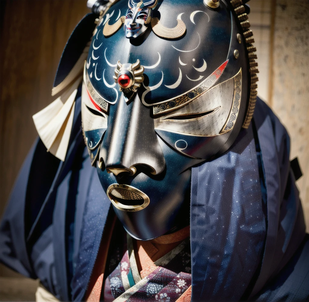 ( noh mask:1.3), 
best quality,masterpiece,highly detailed,ultra-detailed, 1man samurai japanese armor, old man
  