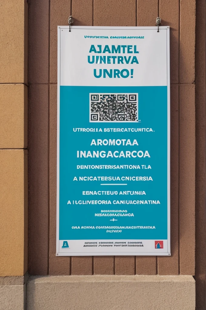 Cartel oara bienvenida a ingresantes de la universidad graciosa
