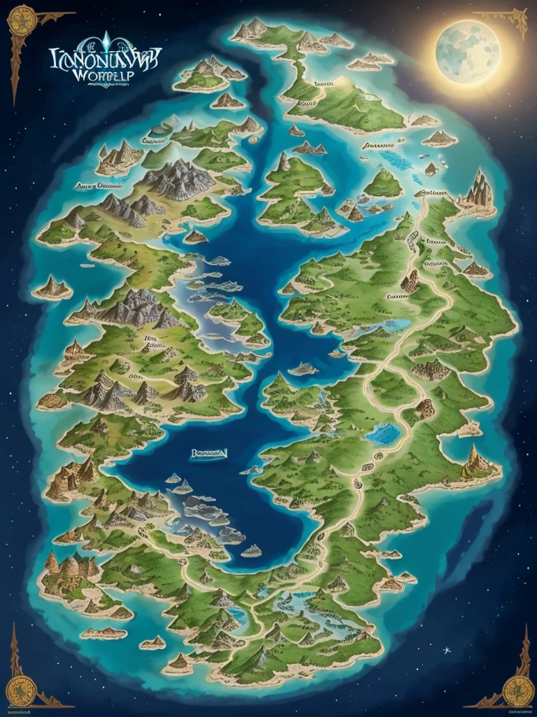 fantasy world map