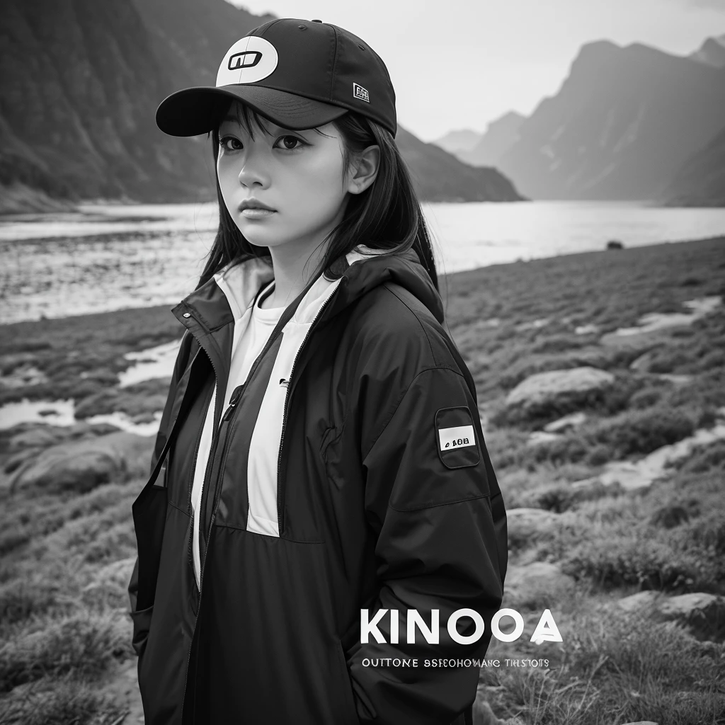 Create a logo for the outdoor brand TAKAGI。Color is monochrome。stylish。Icons and text are not one piece、Horizontal writing type。Cool atmosphere