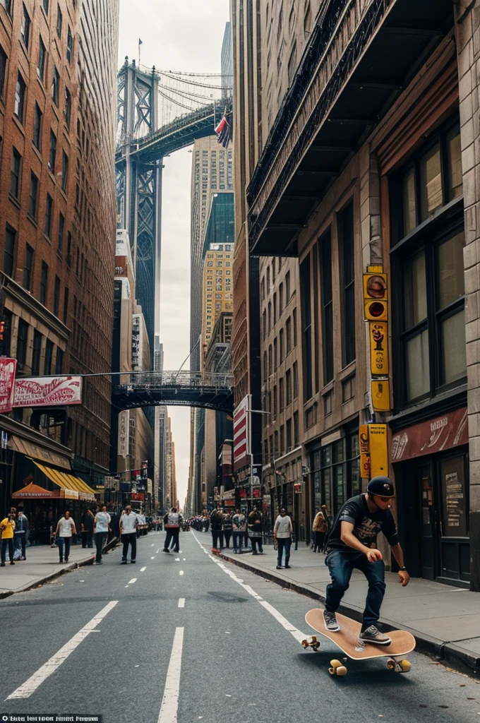 In the state of New York you can perform various tricks and skateboard maneuvers in the emblematic places of the city, generating a realistic image of this

