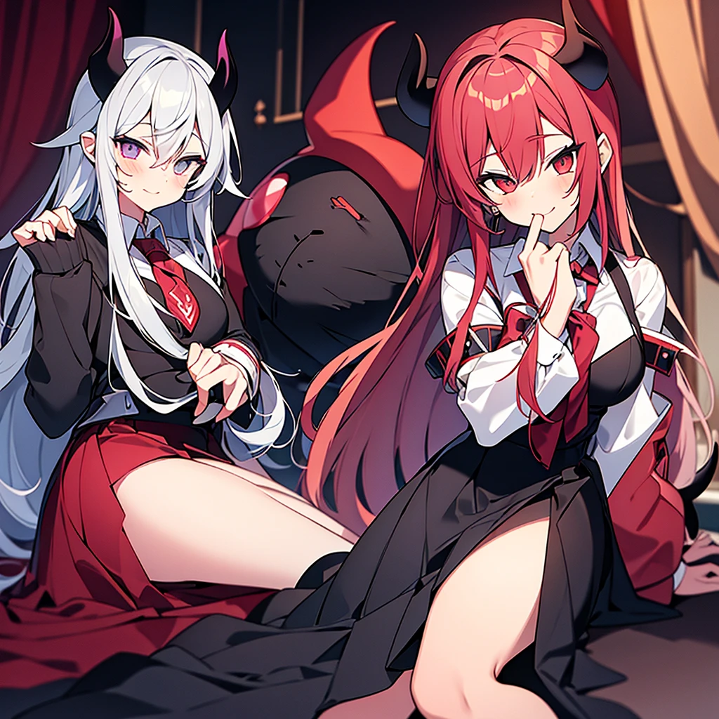 Demon with a high school girl