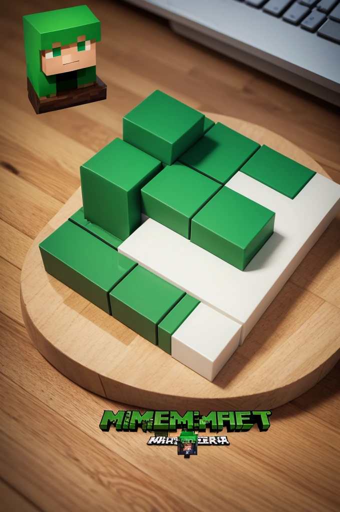 Crie uma logo escrito "rsmp" para um servidor de minecraft