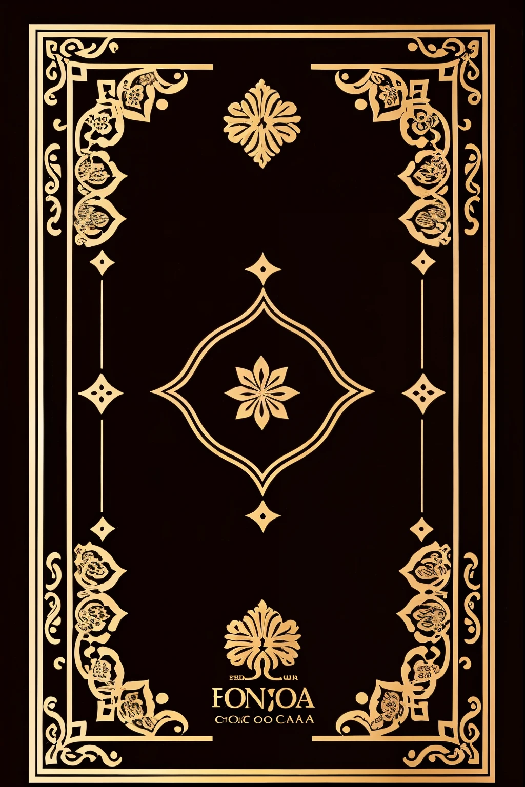 fondo para hoja A4, that represents Oaxacan chocolate, elegant and nice design