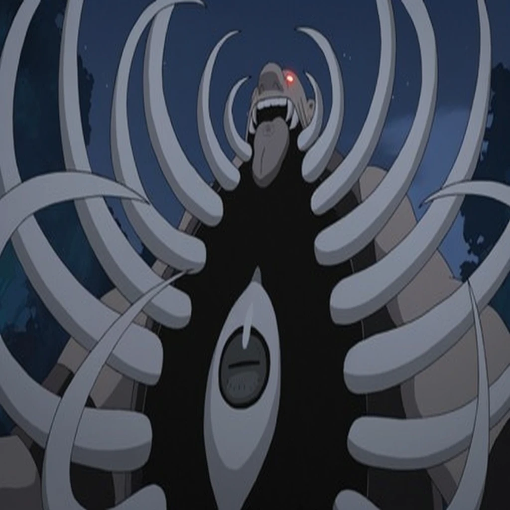 a close up of a person standing in front of a skeleton, fine details. anime. tentacles, nine tails, long shot jorogumo, spiky tentacles, pain from naruto, huge tentacles, his trunk is a huge tentacle, tentacles climb from the portal, tentacle beast, giant tentacles, tentacle monster