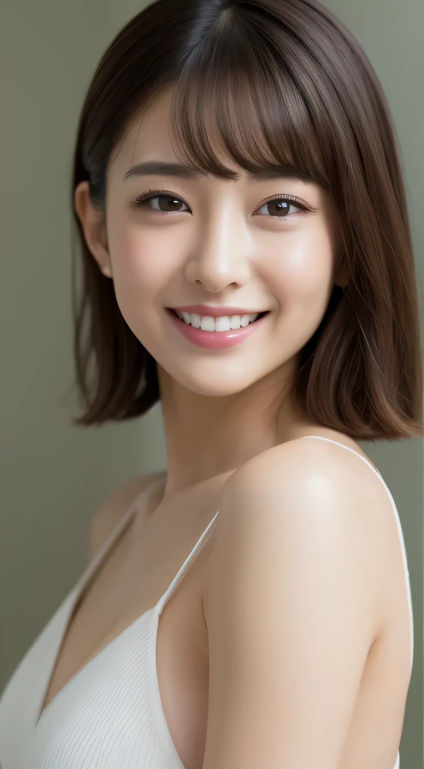(8k, RAW Photos, highest quality, masterpiece:1.2), Very detailed, Super Resolution, (Realistic, Realistic Photo:1.37), Full body photo, High-quality RAW color photos, Professional photos, Very detailedで美new, Very detailed, 8k wallpaper, Amazing detail, Large file size, Official Art, highly detailed CG unity 8k wallpaper, , 8人のBeautiful actress, Very detailed美new女の子, Very detailed顔, Very detailed目, Very detailed肌, Very detailed指, Very detailed鼻, Very detailed mouth , Perfect Anatomy, Very detailed background, Very detailed服, 1 girl, (20:1.2), 20th generation, cute girl, Realistic body, The beauty of slim abs, Fair skin, Glowing Skin, Slender body, Long, slender legs, Handsome body, shiny light brown hair, Feminine adult short wavy hair, (Blunt bangs:1.2), A whole lot of smiles, Beautiful New Teeth, cute, like々new, Beautiful small face, Realistic face, Beautiful actress' Glowing skin makeup, Delicate eyes, Captivating, long, narrow eyes, plump shiny red lips, Blushed, Completely naked, small bowl-shaped chest, Small, upturned pink areola, plump and beautiful buttocks, necklace, Earrings, double eyelid, Beautiful New Thin Eyebrows, Well-groomed pubic hair, Spotlight, Beautiful older secretary, Walking through wide marble corridors, White sexy panties, Black lace stockings, Black high heels, Face with mouth half open, A stunning full-body shot looking up from the feet, Angle from the front, Looking at the viewer with a captivated expression, Dynamic Lighting