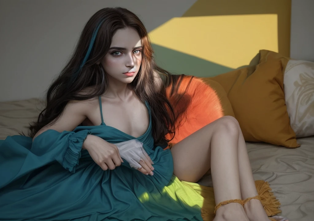 Apenas arrume as cores e sombras, mantendo a imagem original
