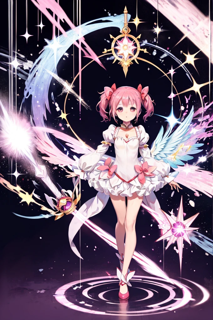 Puella Magi Madoka Madoka God form Magic wand Magic enchantment Magic attack