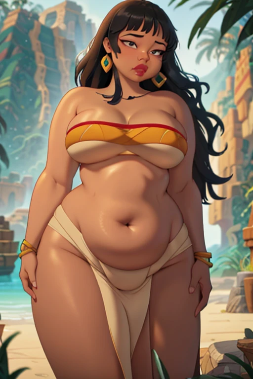 (best quality:1.4),(shiny skin), body focus, (cute face), (((best quality))), illustration, ((Beautiful Finger)), short stature++, light brown hair, Beautiful curvy body, wide hips, Beautiful character design, perfect lighting, Colorful, Bright_Front_face_Lighting, ultra high res, highres, absurdres:1.2, bokeh:1.2, lens flare, (vibrant_color:1.2), (Beautiful, huge breasts), long hair, (light brown eyes), young, topless++, big hard nipples, seductive smile (chubby:1), showing vagina++++, legs spread++++, voluptuous+, lying in bed, perfect pussy++, pubic hair, presenting pussy, freckles+, mischievous smile+, lingerie garter belt+, Indian girl++, wide hips+, indian jewelery