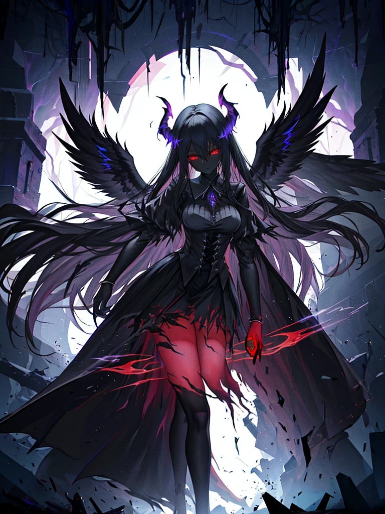 (dark skin), (demon horns), large breasts,
Immortal temptation takes over my mind
Condemned
Fallen weak on my knees, summon the strength
Of mayhem
I am the storm that is approaching
Provoking black clouds in isolation
I am reclaimer of my name
Born in flames, I have been blessed
My family crest is a demon of death
Forsakened, I am awakened
A phoenix's ash in dark divine
Descending misery
Destiny chasing time
Inherit the nightmare, surrounded by fate
Can't run away
Keep walking the line between the light
Led astray
Through vacant halls I won't surrend5r
The truth rev5aled in eyes of ember
We fight through fire and ice forever
Two souls once lost, and now they remember
I am the storm that is approaching
Provoking black clouds and isolation
I am reclaimer of my name
Born in flames, I have been blessed
My family crest is a demon of death
Forsakened, I am awakened
A phoenix's ash in dark divine
Descending misery
Destiny chasing time
Disappear into the night
Lost shadows left behind
Obsession's pulling me
Fading, I've come to take what's mine
Lurking in the shadows under veil of night
Constellations of blood pirouette
Dancing through the graves of those who stand at my feet
Dreams of the black throne I keep on repeat
A derelict of darkness, summoned from the ashes
The puppetmaster congregates all the masses
Pulling strings, twisting minds as blades hit
You want this power? Then come try and take it
Beyond the tree
Fire burns
Secret love
Bloodline yearns
Dark minds embrace
Crimson joy
Does your dim heart
Heal or destroy?
Bury the light deep within
Cast aside, there's no coming home
We're burning chaos in the wind
Drifting in the ocean all alone